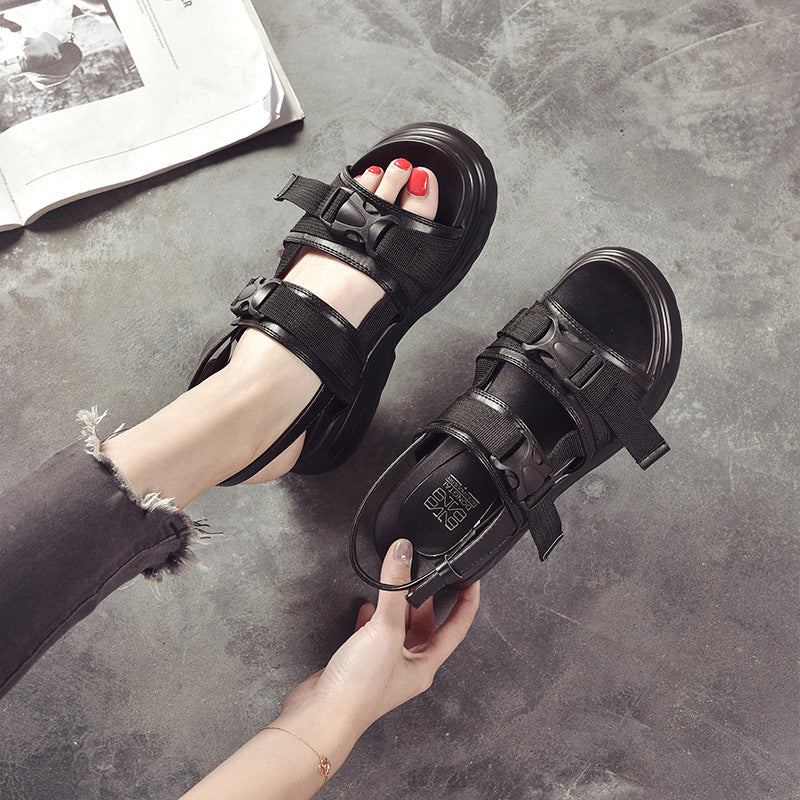 Women's Elegant Sandal - Thick-Soled Muffin