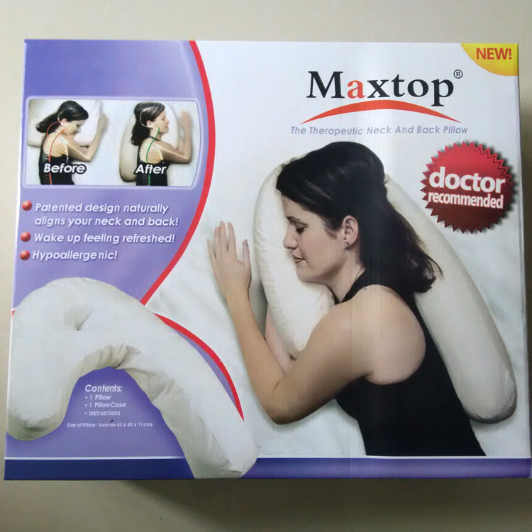 Cotton Side Sleeper Pillows - Neck & Back Pillow