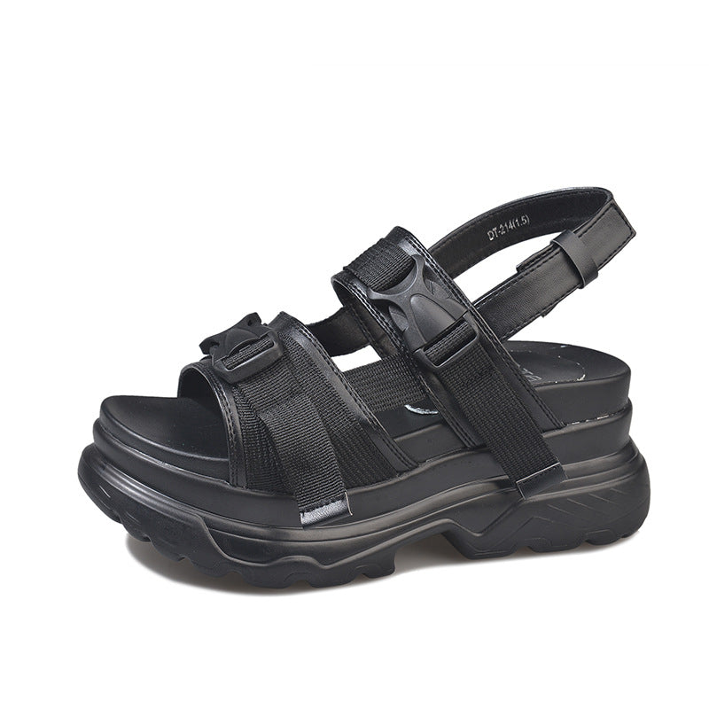 Women's Elegant Sandal - Thick-Soled Muffin