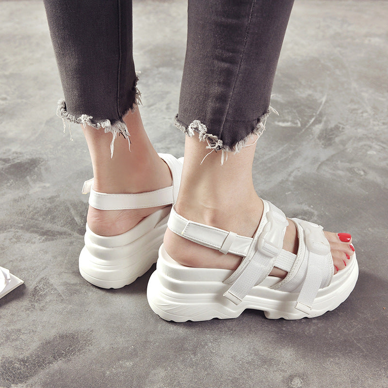 Women's Elegant Sandal - Thick-Soled Muffin