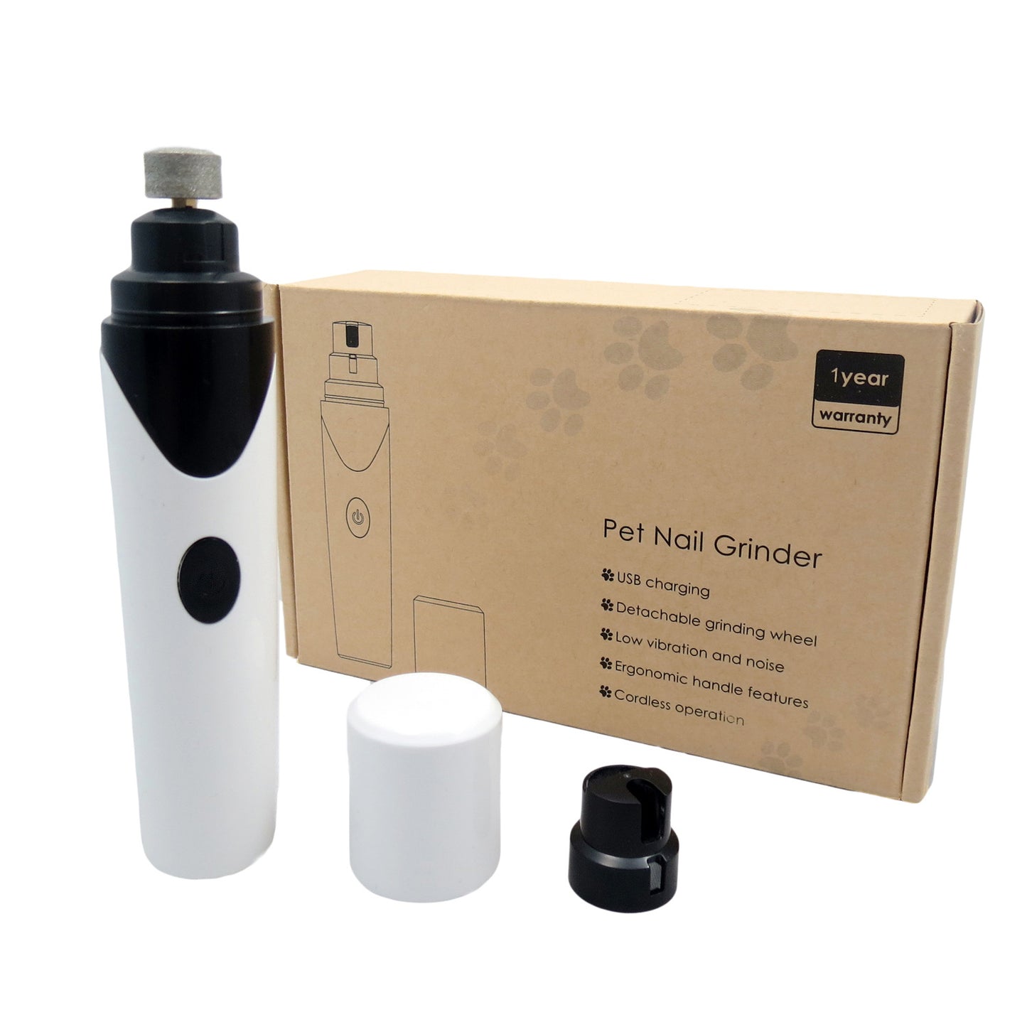 Rechargeable Nails Dog Cat --- USB Electric Pet Dog Nail Grinder Trimmer Clipper