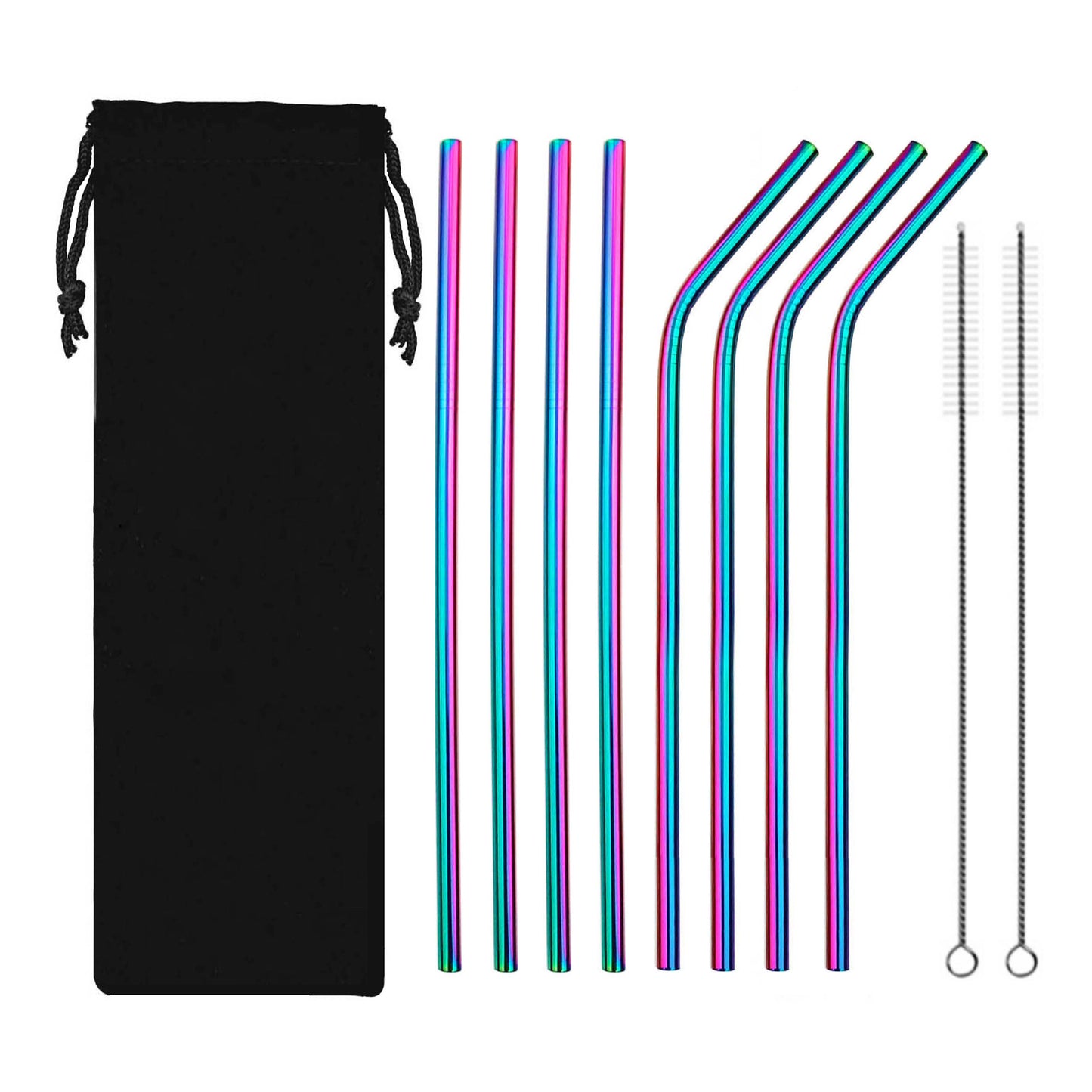 Food grade 304 stainless steel colored metal straw