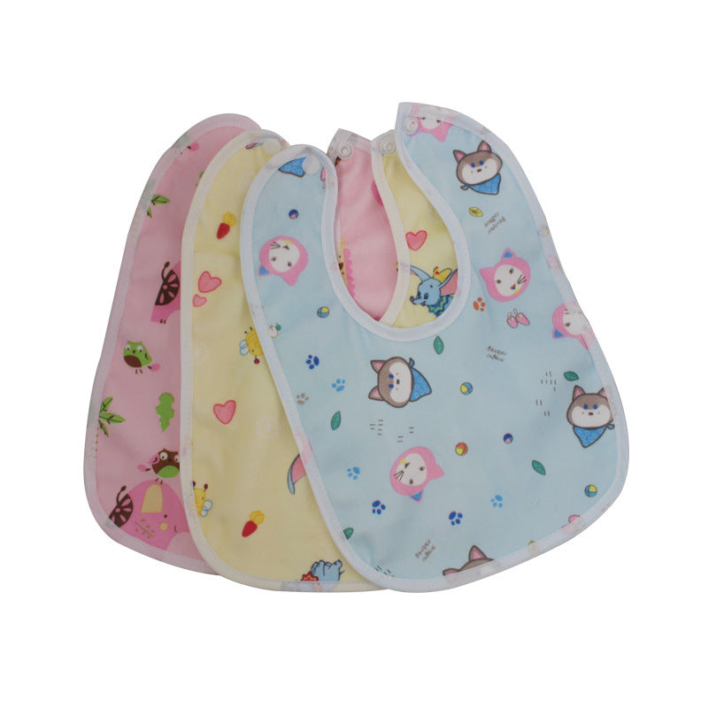 Waterproof children's bibs - super soft bibs - double layer baby bibs