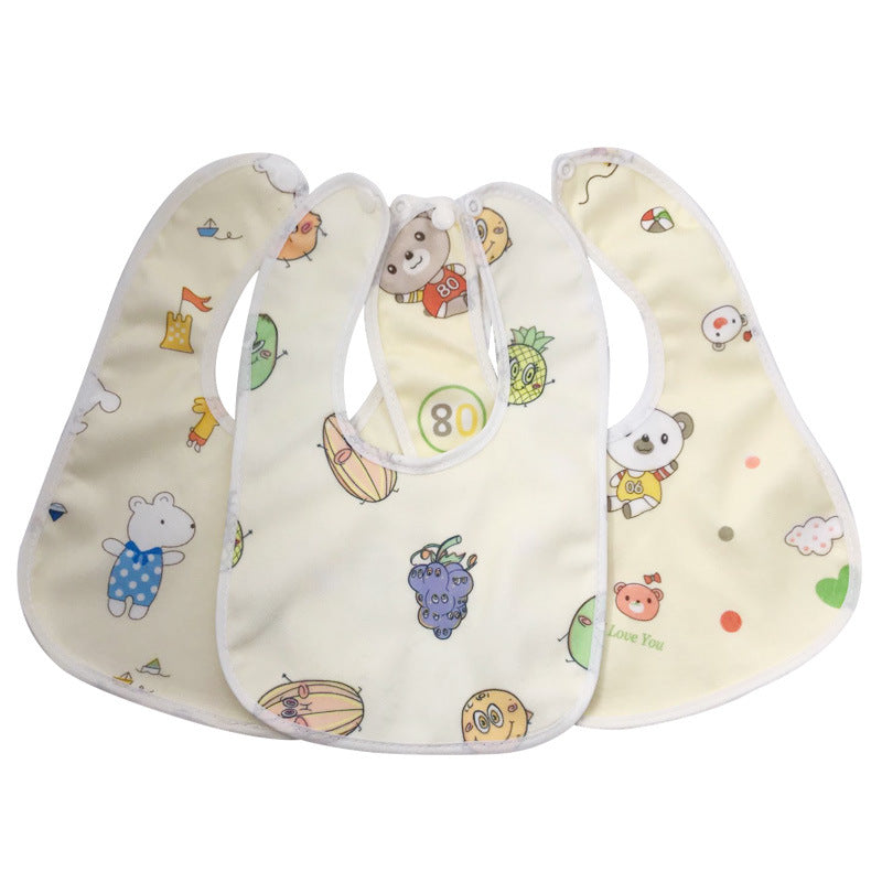 Waterproof children's bibs - super soft bibs - double layer baby bibs