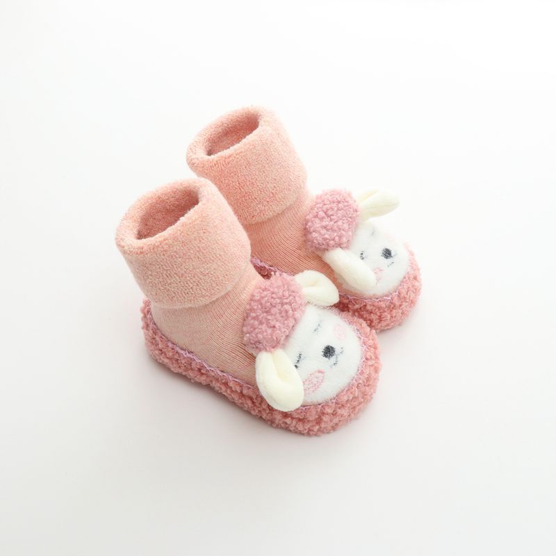 Baby floor sock - Terry cute mid-calf children's / toddler shoes & socks cartoon non-slip baby socks
