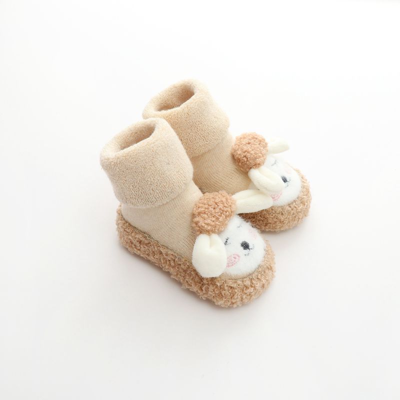 Baby floor sock - Terry cute mid-calf children's / toddler shoes & socks cartoon non-slip baby socks