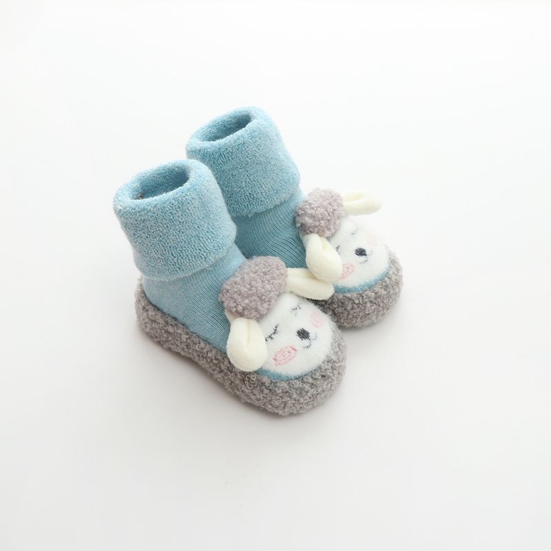 Baby floor sock - Terry cute mid-calf children's / toddler shoes & socks cartoon non-slip baby socks