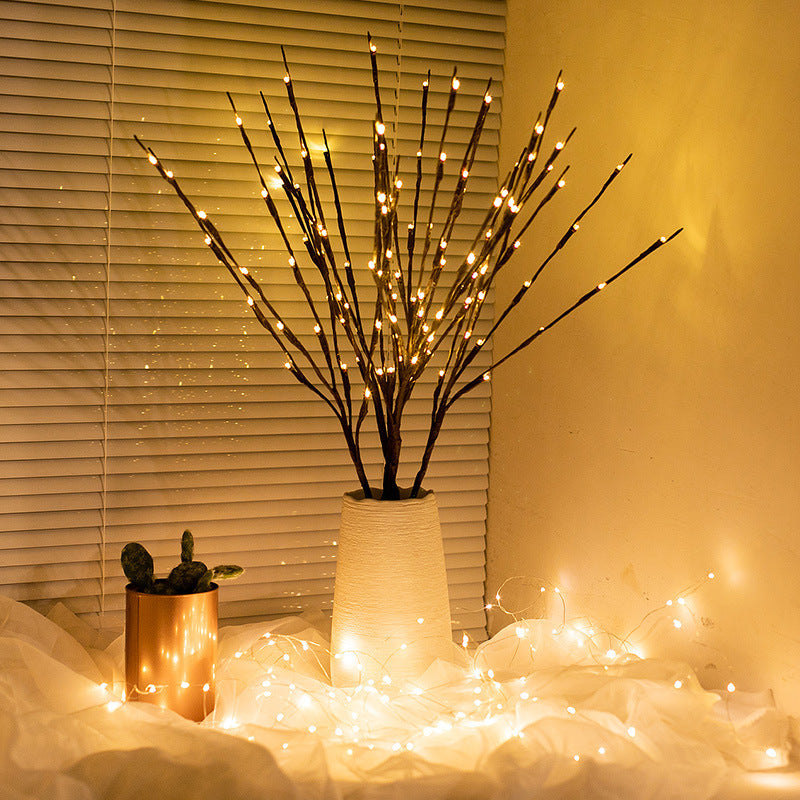 LED simulation tree branch flower light