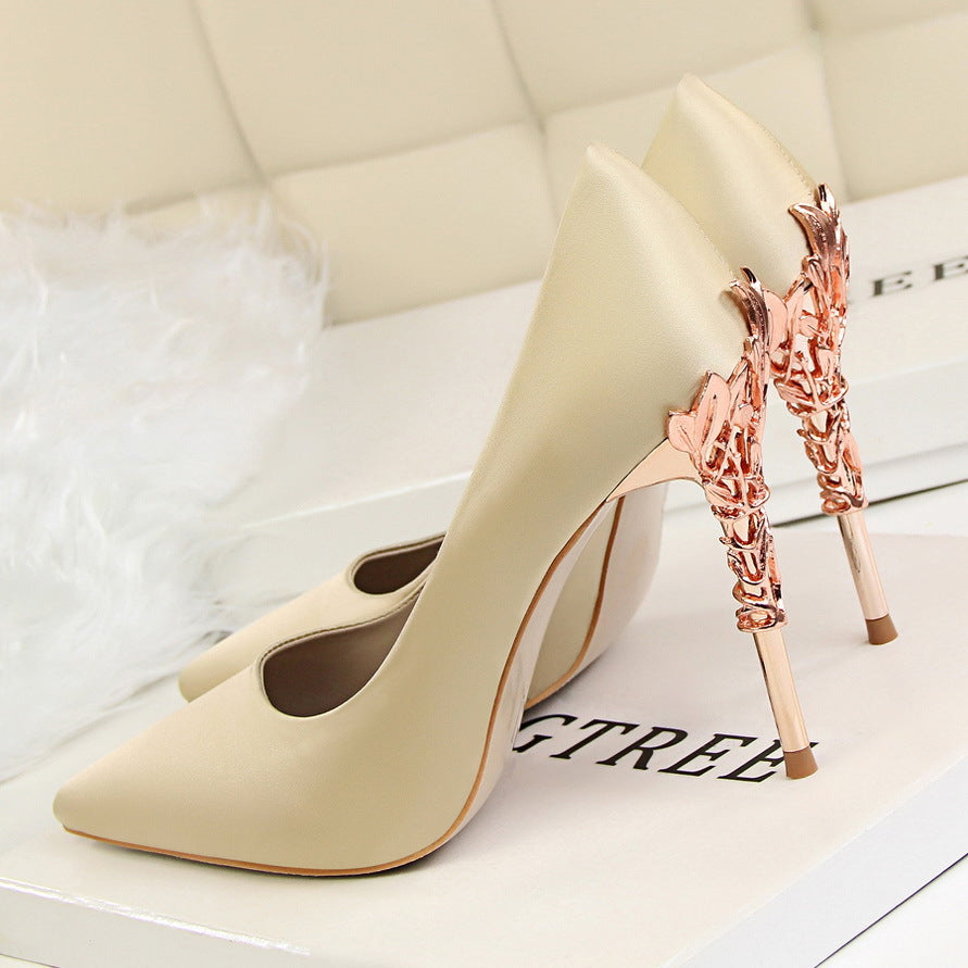 Women's Pointed Toe Heels Elegant Shoes