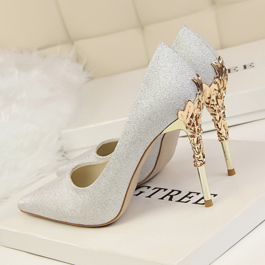 Women's Pointed Toe Heels Elegant Shoes