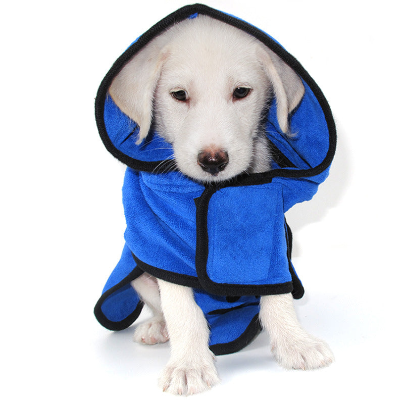 Pet super absorbent towel -- Dog bathrobe -- Cat bath towel