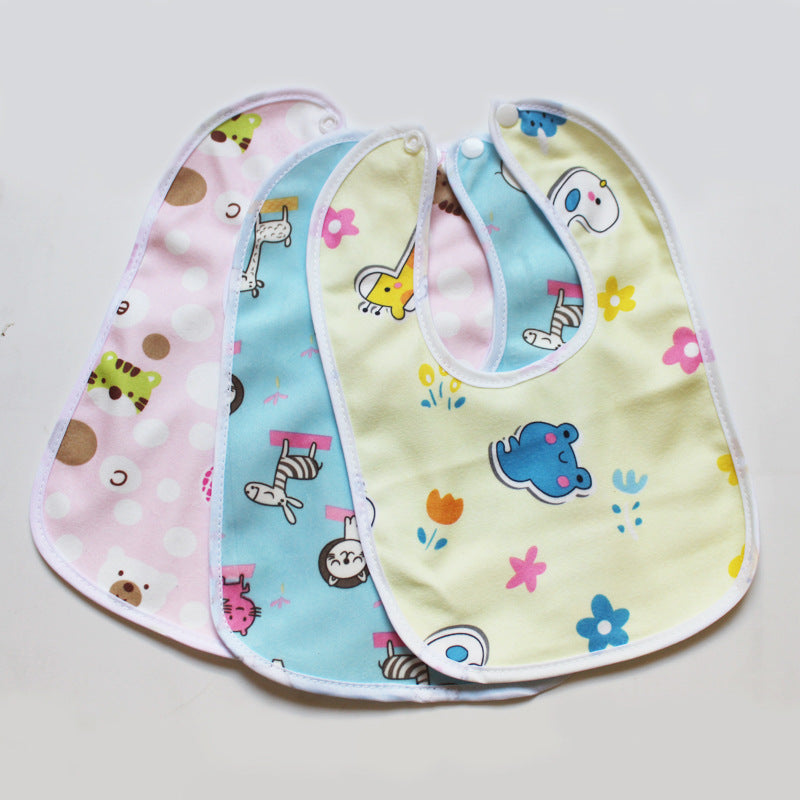 Waterproof children's bibs - super soft bibs - double layer baby bibs