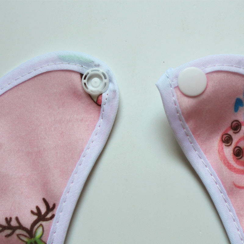 Waterproof children's bibs - super soft bibs - double layer baby bibs
