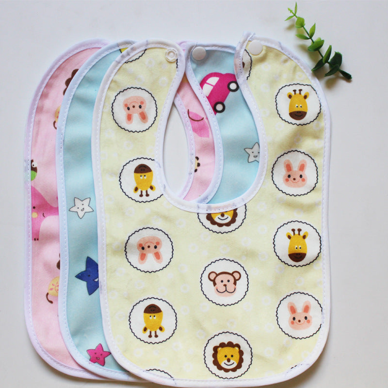Waterproof children's bibs - super soft bibs - double layer baby bibs