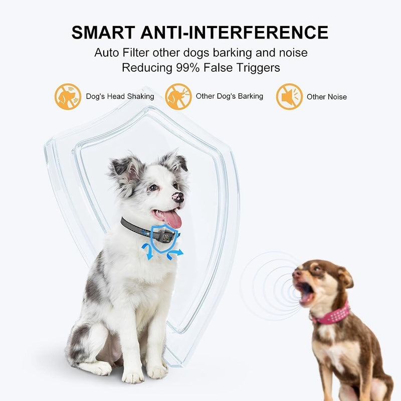 Anti-bark automatic dog trainer vibration collar