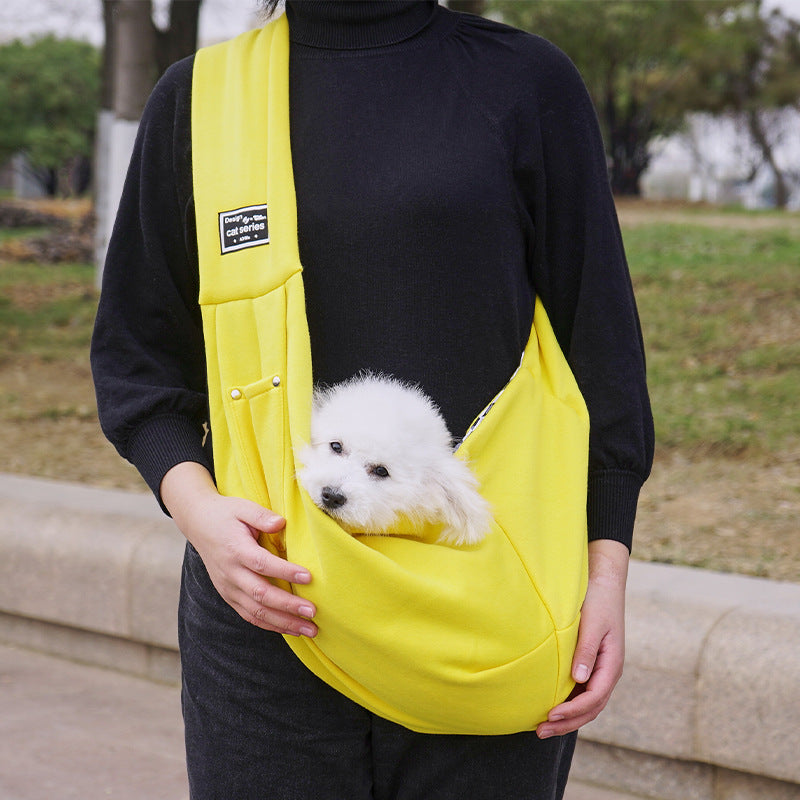 Cross-border pet backpack -- easy travel foldable double-sided Dog / Cat bag