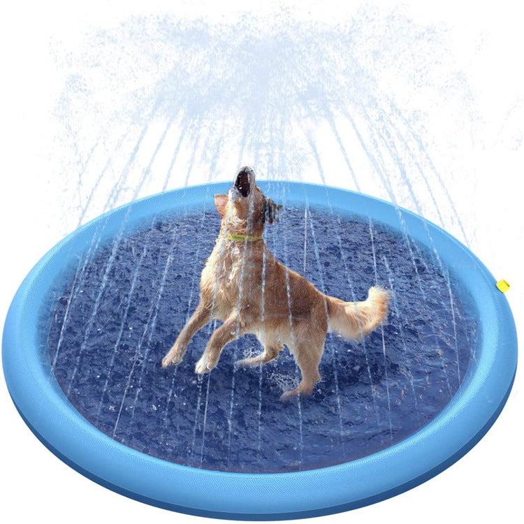 PVC Pet Water Spray Mat Fountain --- Fun