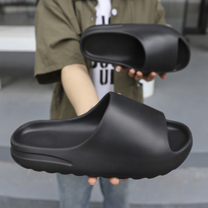 Unisex Slippers -- Summer inner / outer wear anti-odor summer thick-soled sandal slippers