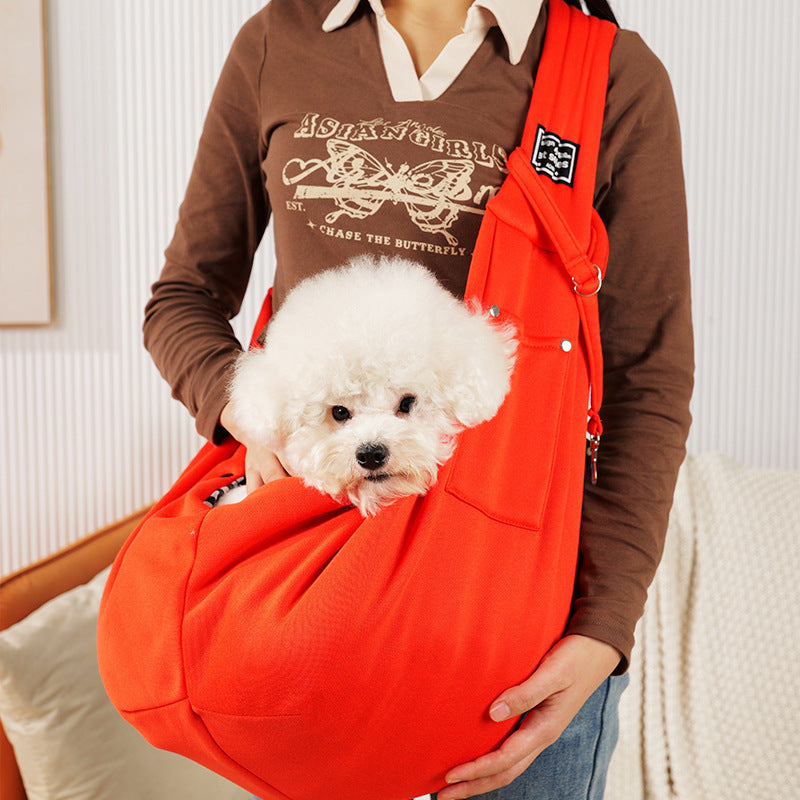 Cross-border pet backpack -- easy travel foldable double-sided Dog / Cat bag