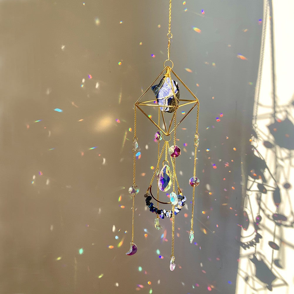 Crystal sun catcher diamond sun catcher hanging decoration living room balcony wind chime ornaments