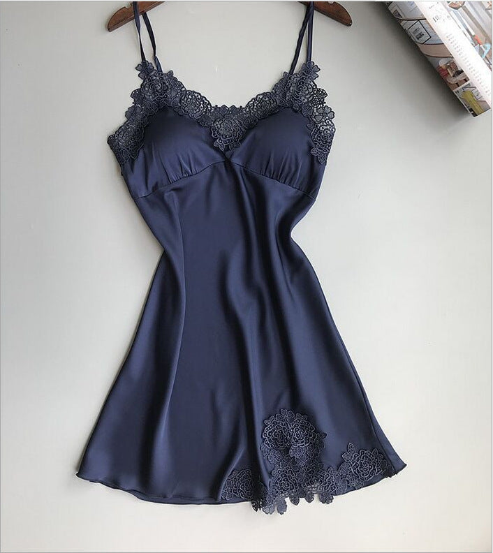 Sexy suspender skirt pajamas set