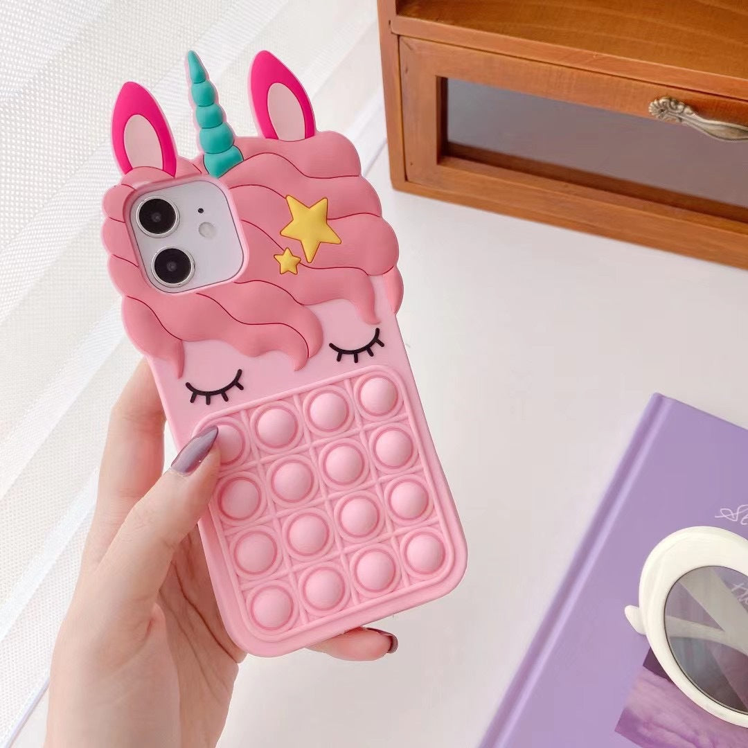 Mobile phone case - Rodent extermination pioneer bubble eyelash unicorn