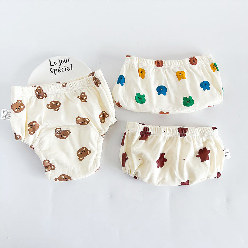 Baby training pants - 6 layers of gauze diaper pocket
