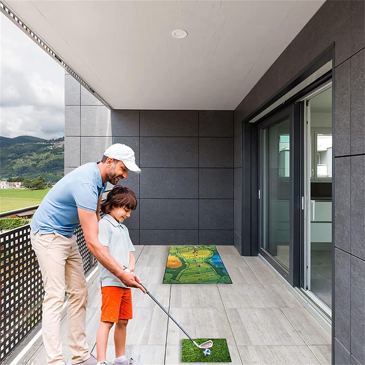 The Casual Golf Game Set -- Hitting Mat Game Mat