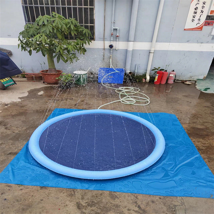 PVC Pet Water Spray Mat Fountain --- Fun