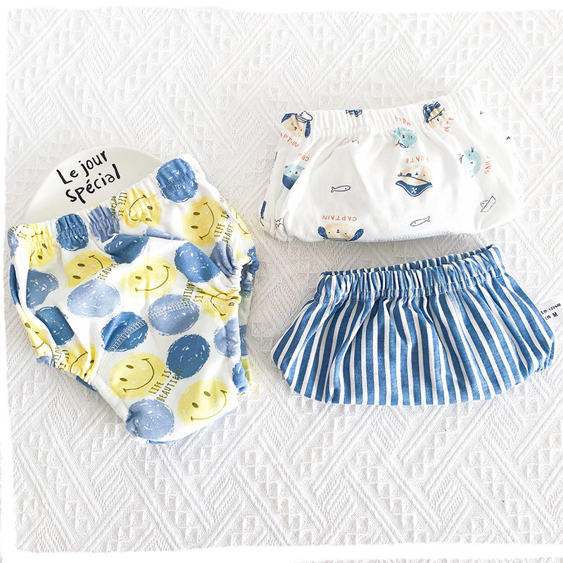 Baby training pants - 6 layers of gauze diaper pocket
