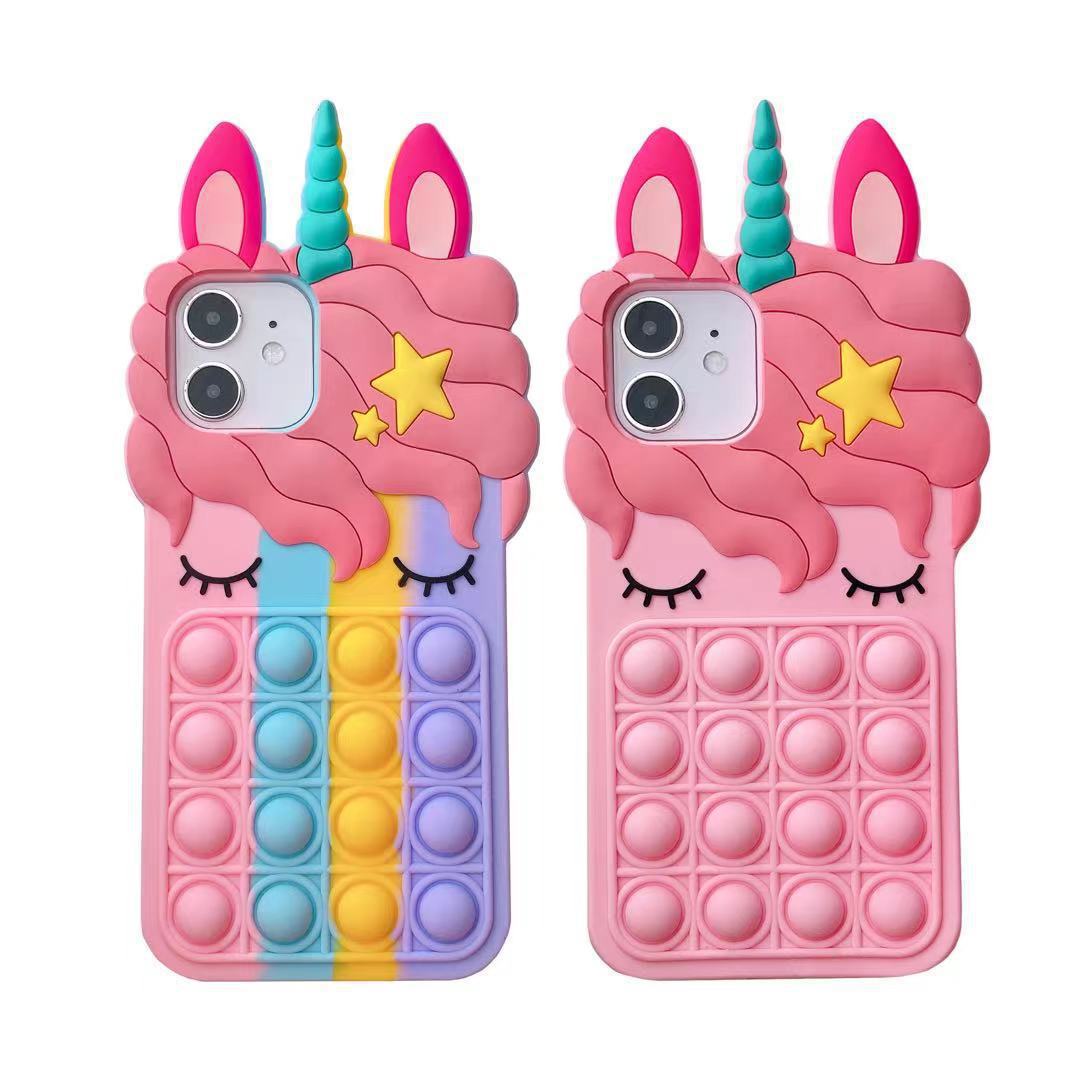 Mobile phone case - Rodent extermination pioneer bubble eyelash unicorn