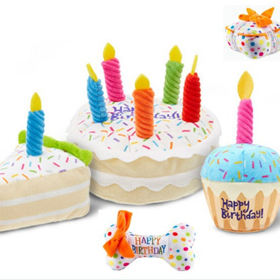 Dog Birthday Gift Toys - Birthday Cake