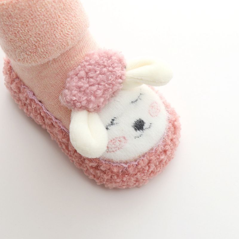 Baby floor sock - Terry cute mid-calf children's / toddler shoes & socks cartoon non-slip baby socks