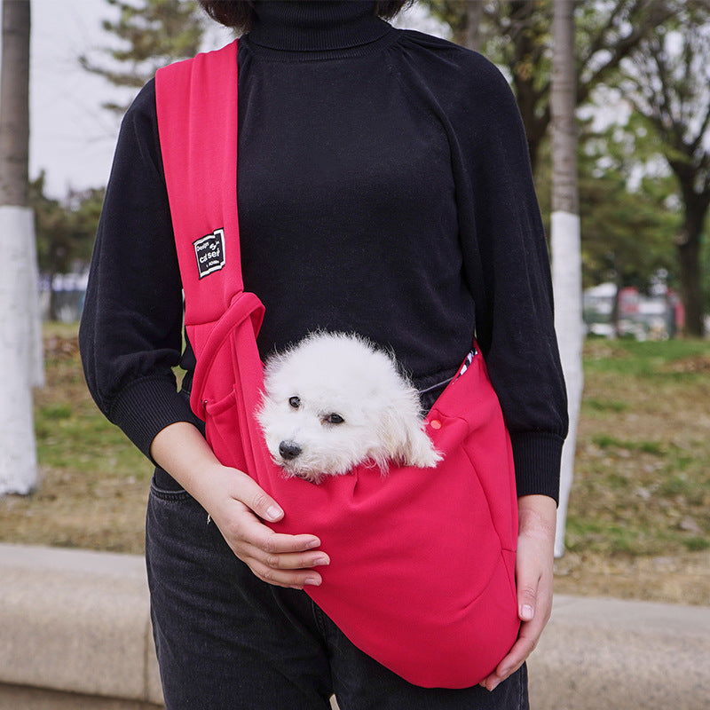 Cross-border pet backpack -- easy travel foldable double-sided Dog / Cat bag