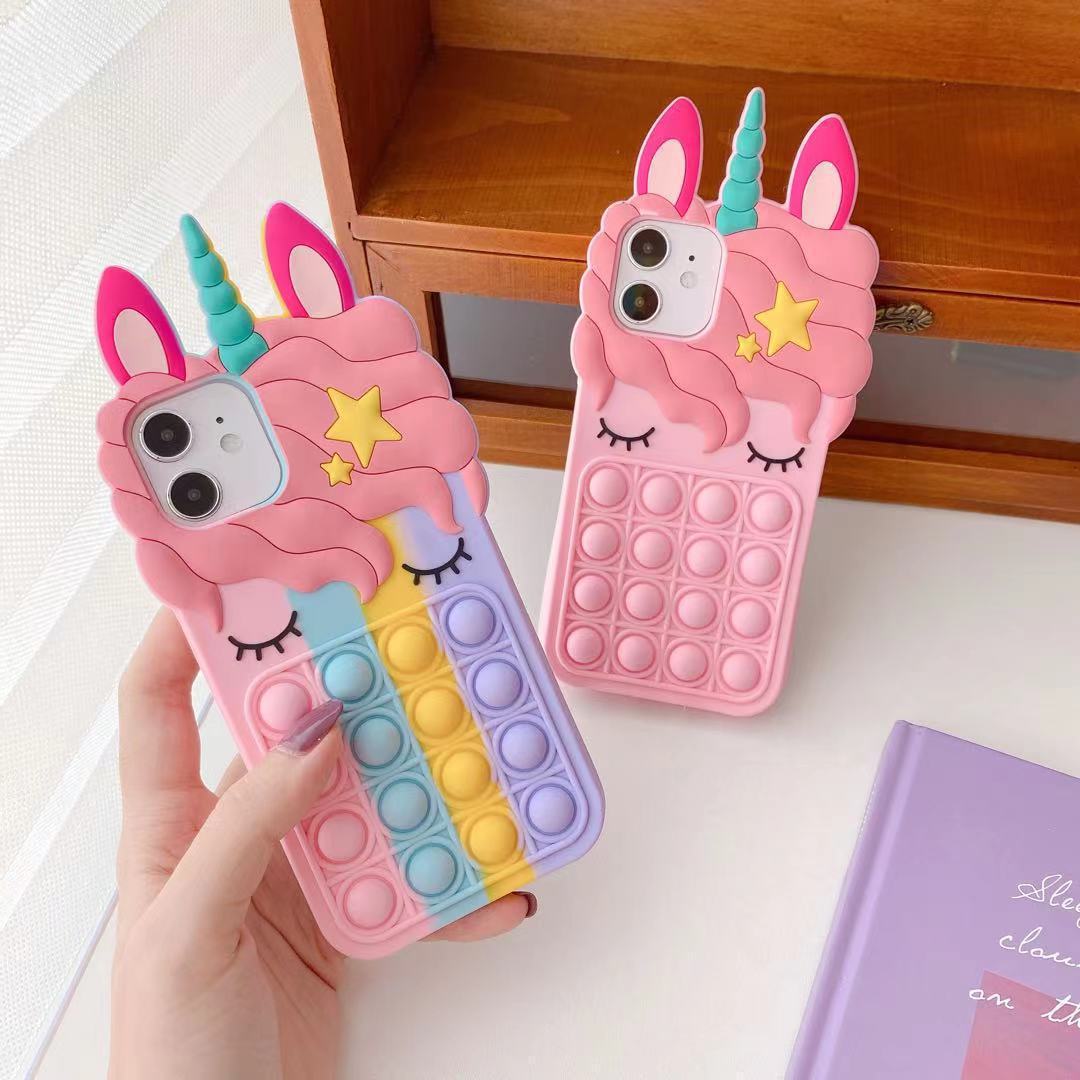 Mobile phone case - Rodent extermination pioneer bubble eyelash unicorn