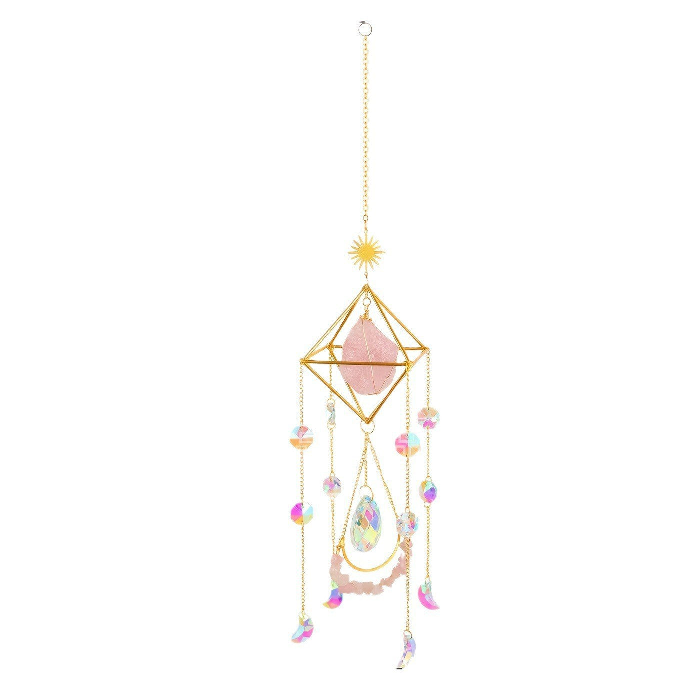 Crystal sun catcher diamond sun catcher hanging decoration living room balcony wind chime ornaments
