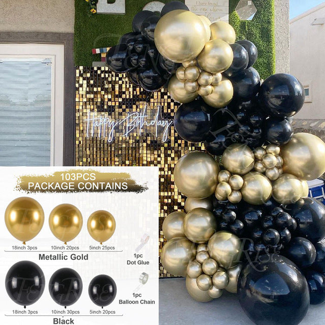 Balloon Chain - Suit - Birthday - Wedding - Graduation - Christmas - Baby Shower - Decoration