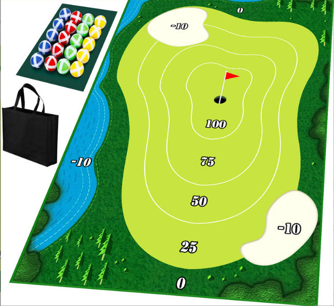 The Casual Golf Game Set -- Hitting Mat Game Mat