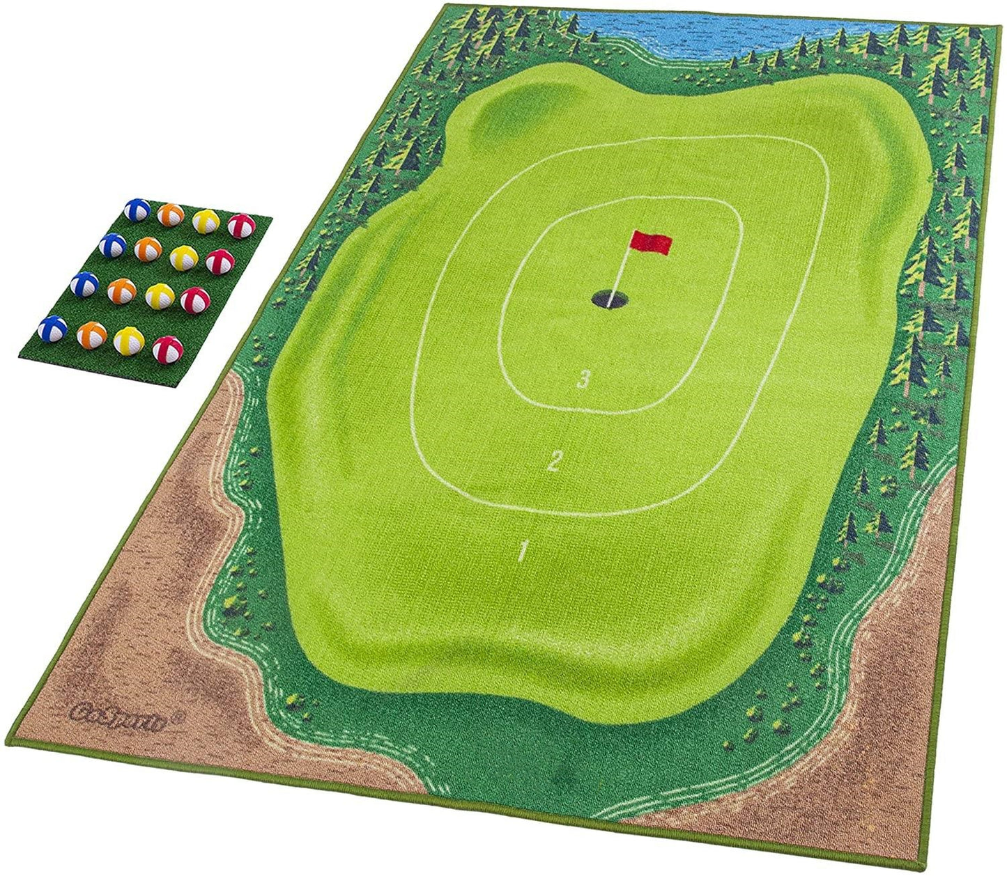 The Casual Golf Game Set -- Hitting Mat Game Mat