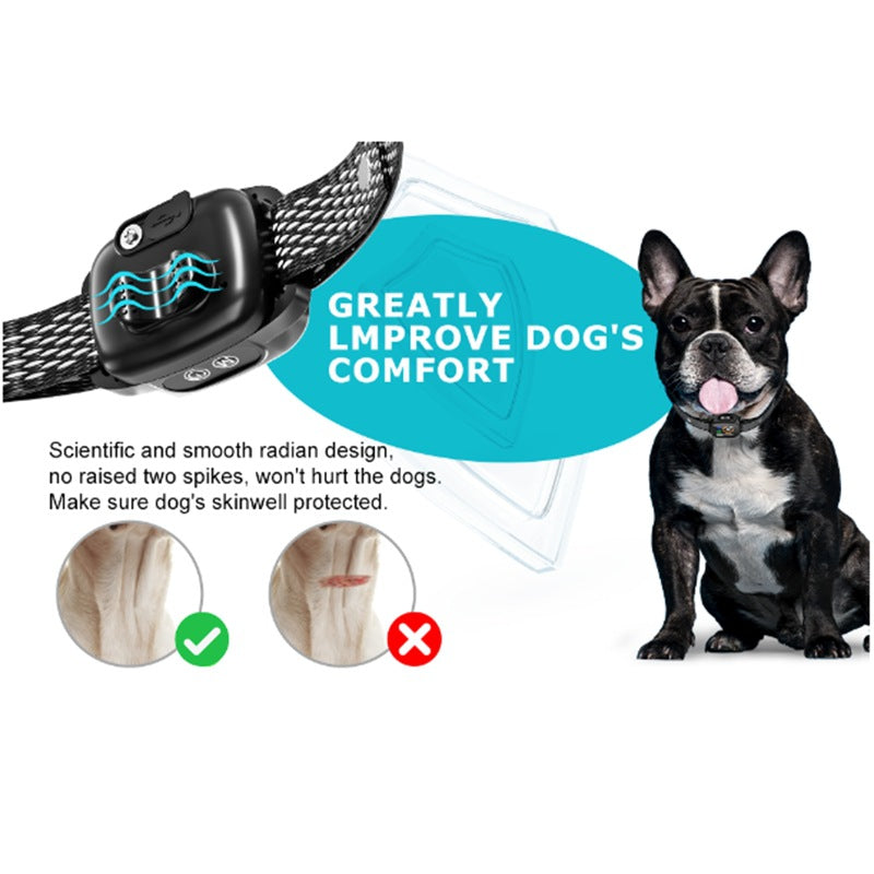 Anti-bark automatic dog trainer vibration collar