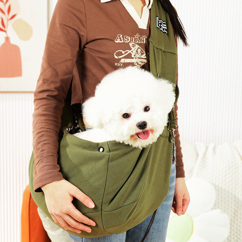 Cross-border pet backpack -- easy travel foldable double-sided Dog / Cat bag