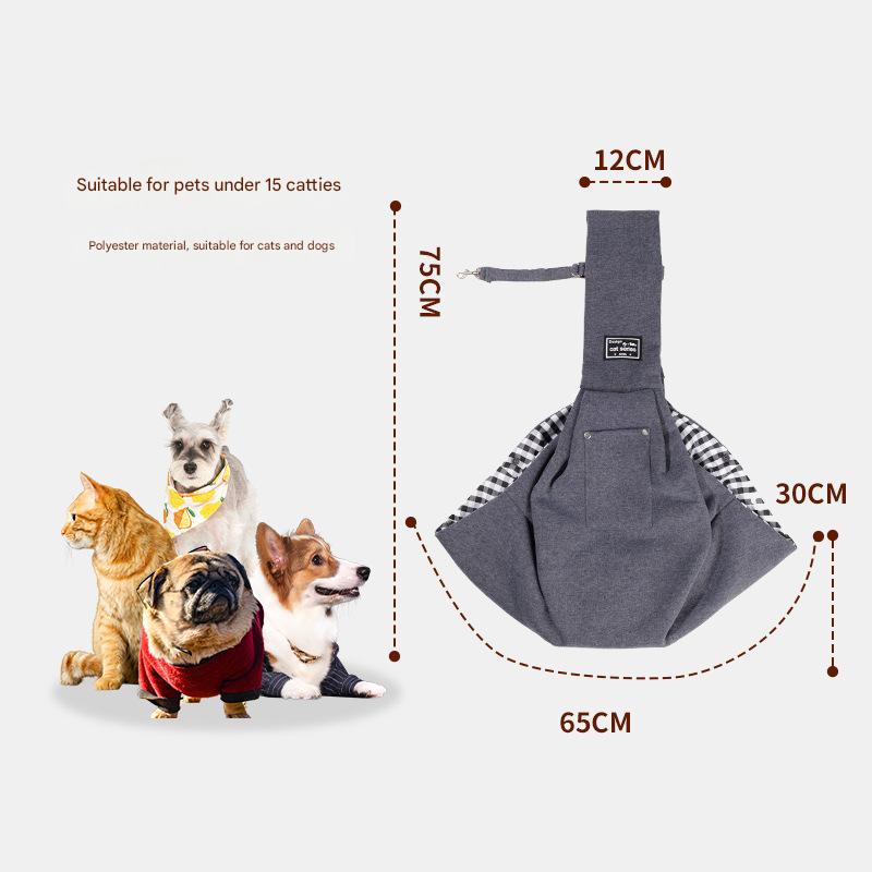 Cross-border pet backpack -- easy travel foldable double-sided Dog / Cat bag