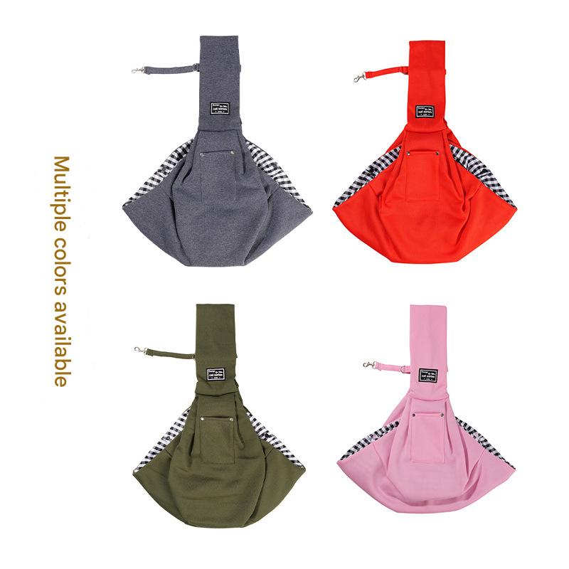 Cross-border pet backpack -- easy travel foldable double-sided Dog / Cat bag