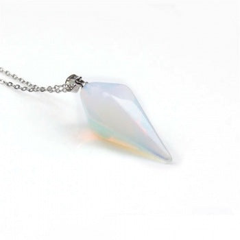 Cross-border natural crystal pendant necklace jewelry accessories pendulum stone