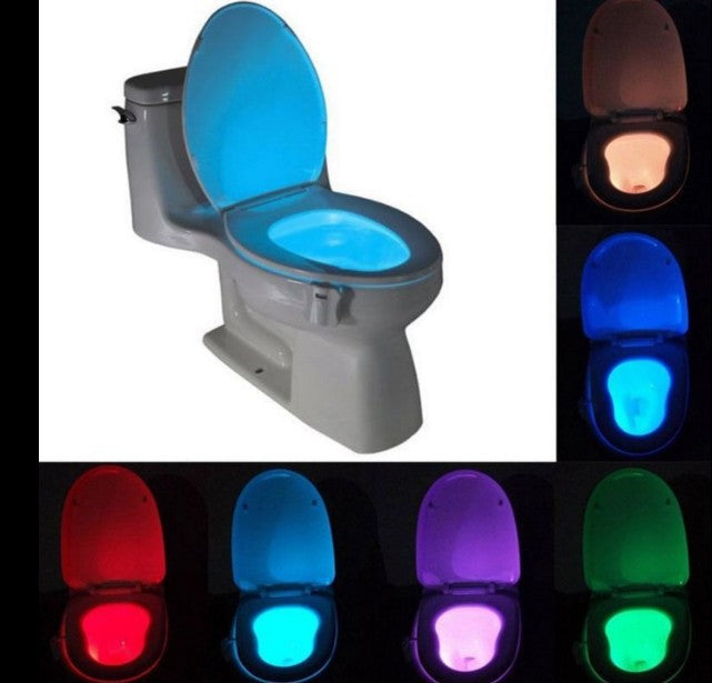 Toilet hanging induction light -- Creative hot LED night light -- 8 Color