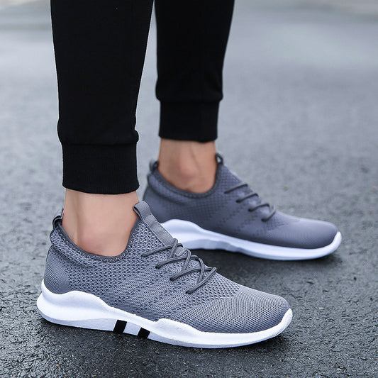 Korean Version --- Male Flying Woven Shoes