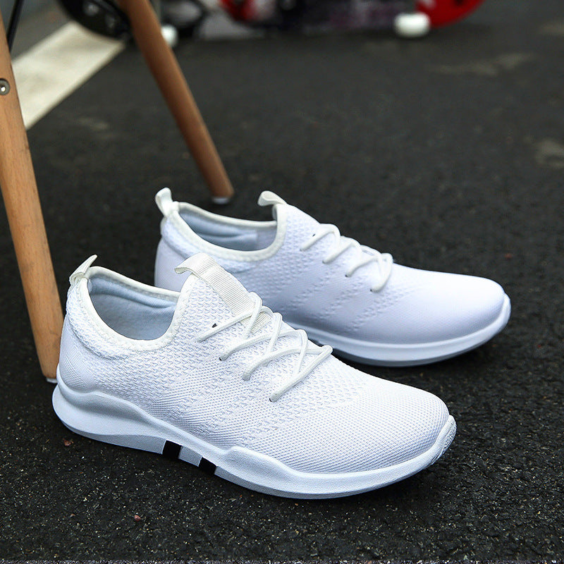 Korean Version --- Male Flying Woven Shoes