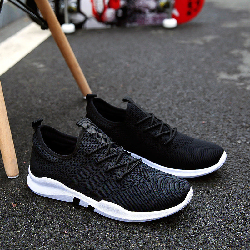 Korean Version --- Male Flying Woven Shoes