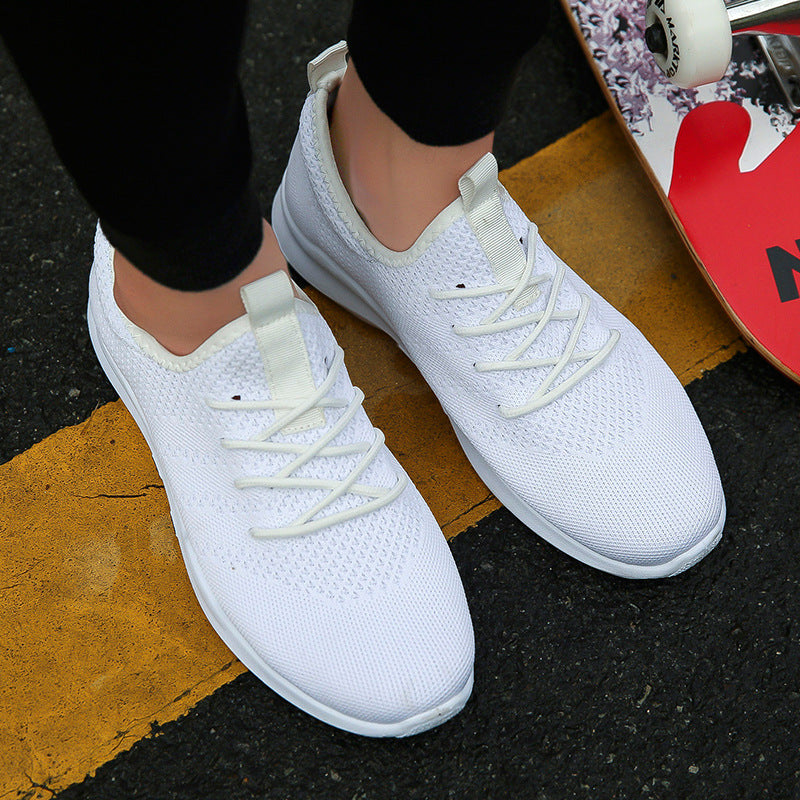 Korean Version --- Male Flying Woven Shoes