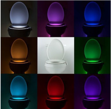 Toilet hanging induction light -- Creative hot LED night light -- 8 Color